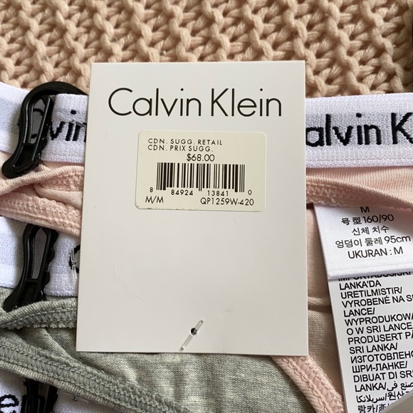 Calvin Klein 3pc Bikini Thongs - BNWT - Picture 3 of 3